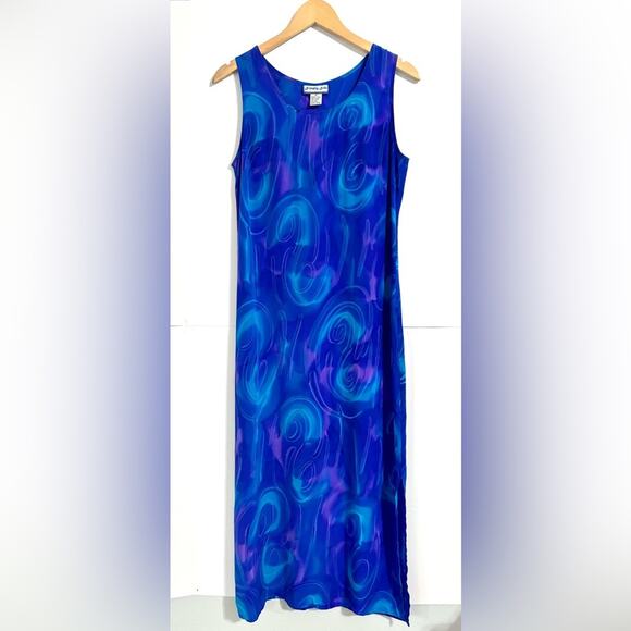 Simply Silk Art To Wear Sheath Tank Dress Size S - Picture 1 of 5